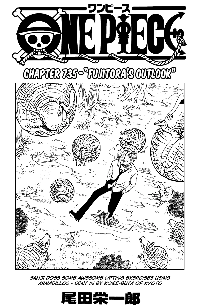 One Piece, Chapter 735 image 02
